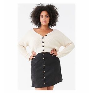 Forever 21 Plus Size Corduroy Mini Skirt